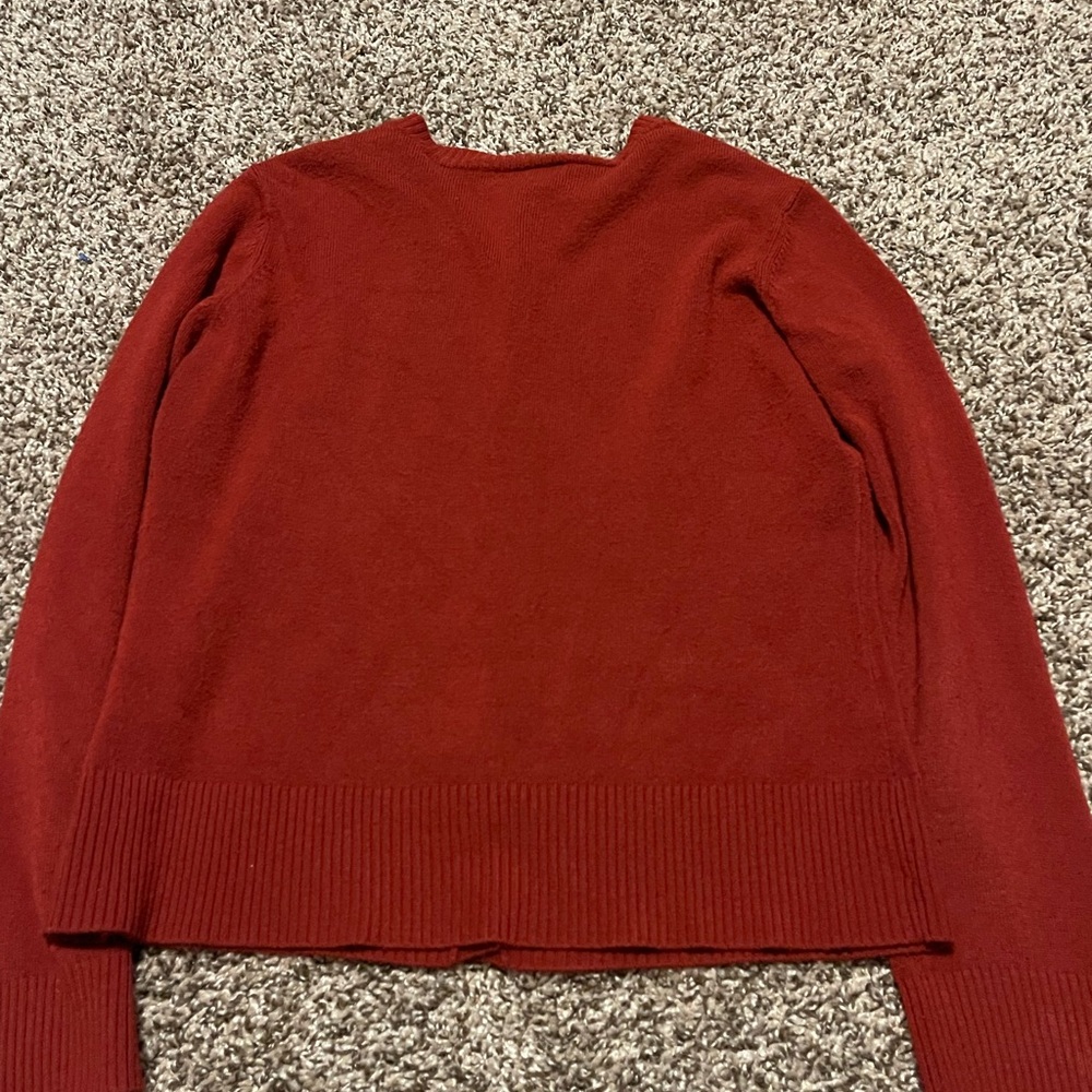 🌹Deep Red Button-Up Cardigan🌹 - Picture 4 of 4